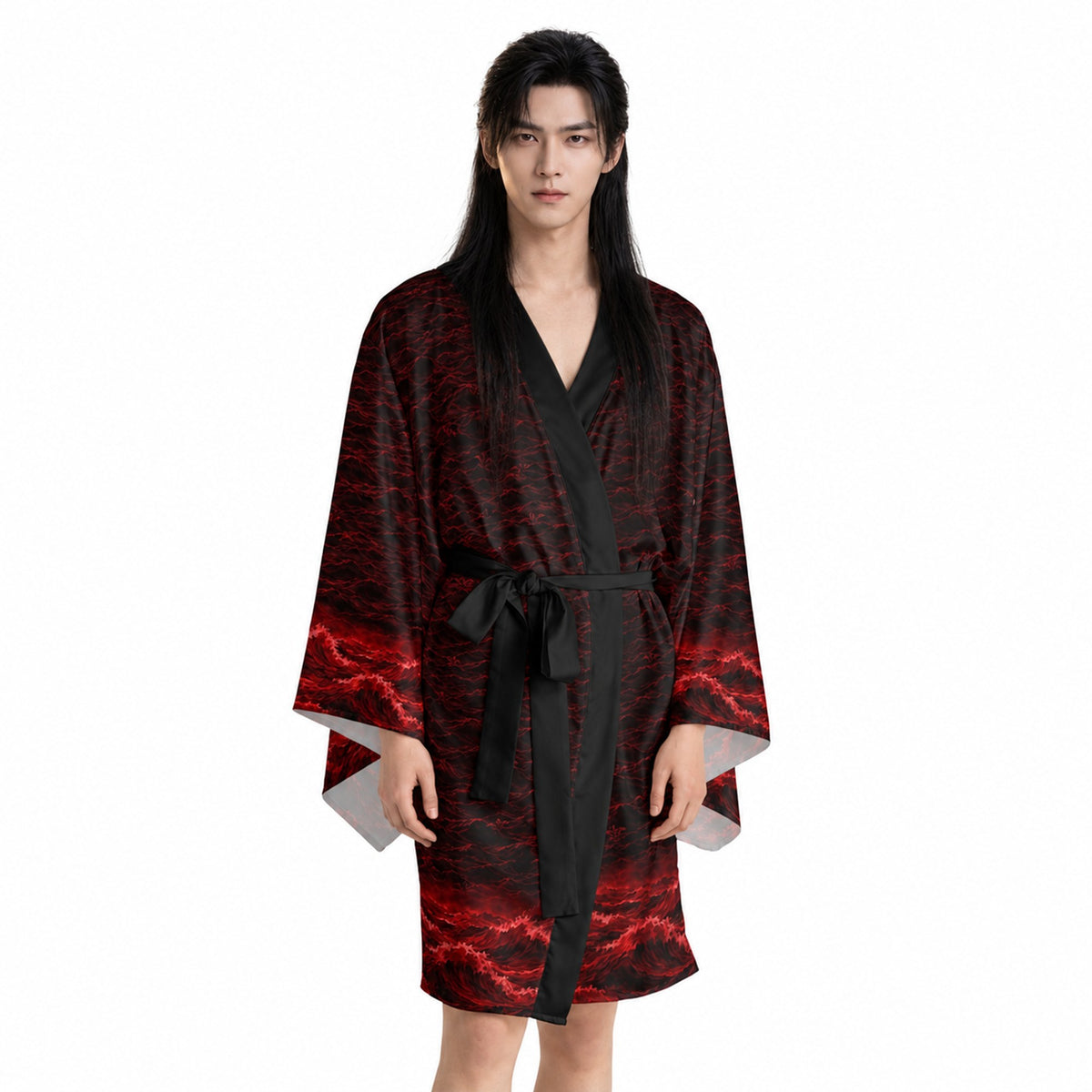Blood Sea Print Robe