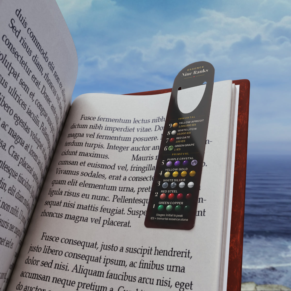 Nine Ranks Essence Bookmark